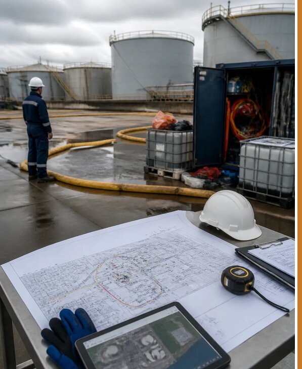 Разработка плана ликвидации разливов нефти в Ногинске